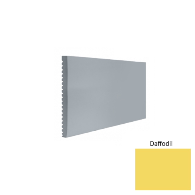 Contours #60 Candid Daffodil Rubber Profiled Wall Base - Satin