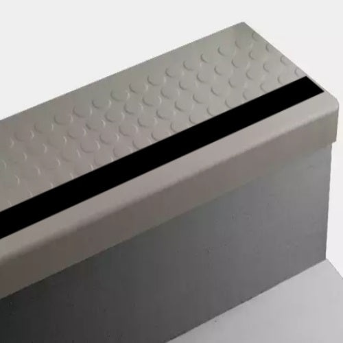 Johnsonite Grizzly Raised Round Rubber Moulding / Trim