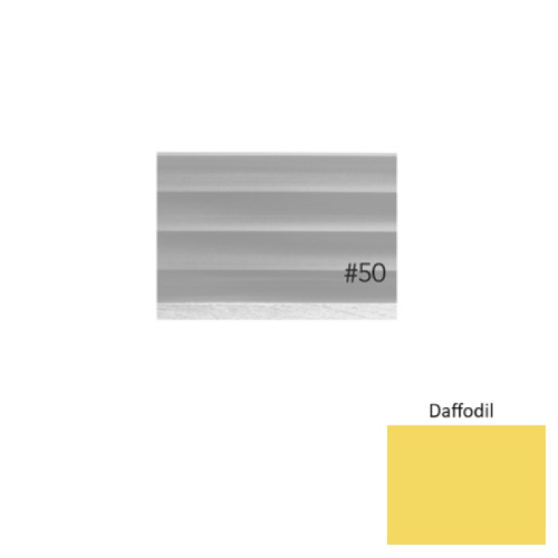Pinnacle Plus #50 Impressions Daffodil Rubber Coil Wall Base - 4" X 60 Ft