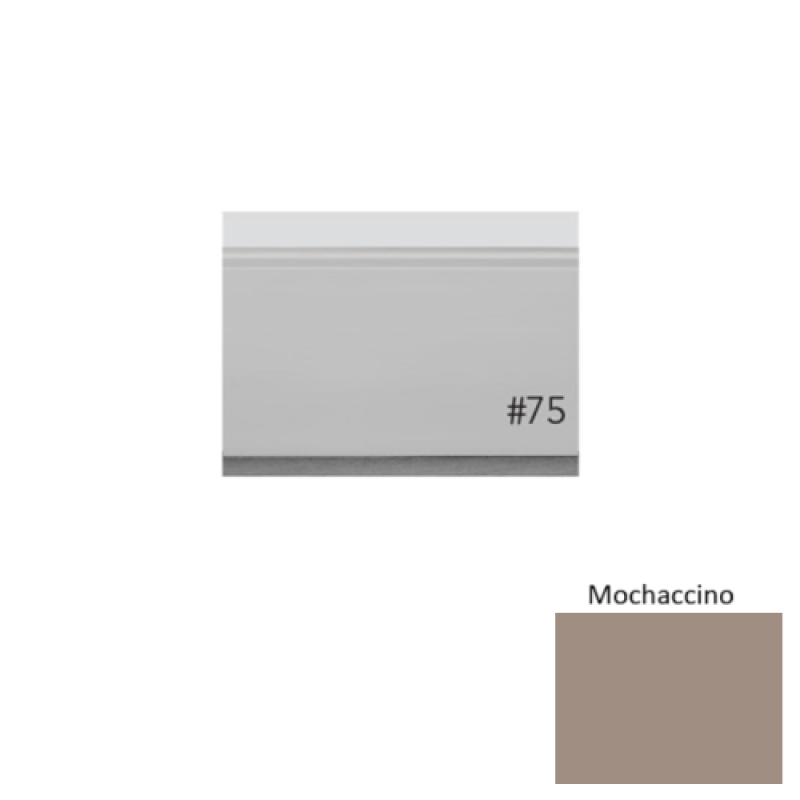 Pinnacle Plus #75 Level Mochaccino Rubber Wall Base - 3" X 8 Ft