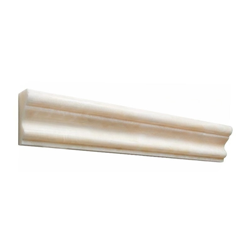 White Onyx Molding - 2" X 12" Milano Molding - Polished