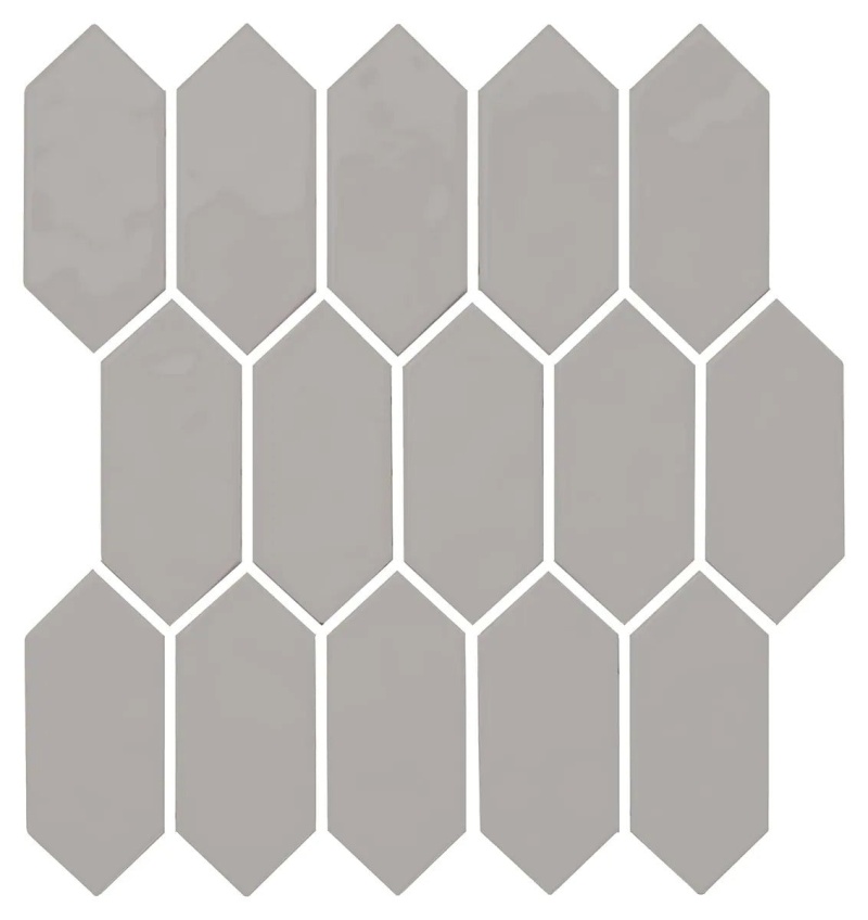 Mythology Harmonia Ceramic Mosaic - 2" X 5" Picket Fence - Glossy