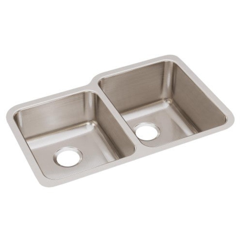 Elkay Lustertone Classic Undermount Double Bowl Kitchen Sink