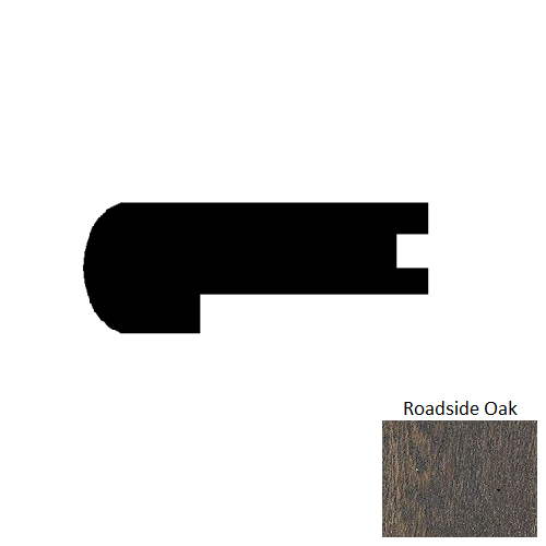 Mod Revival Roadside Oak Hardwood Moulding / Trim, 3" X 84" Flush Stair Nose - Ultra Matte