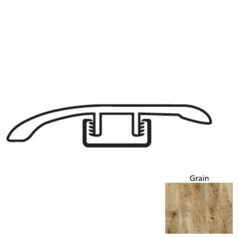 Natural Beauty Max 9Xl Hawthorne Grain Luxury Vinyl Moulding / Trim - 1.77" X 94.48" Reducer - Urethane