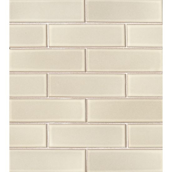 Zenia Solar Porcelain Mosaic - 2" X 6" Brick - Matte