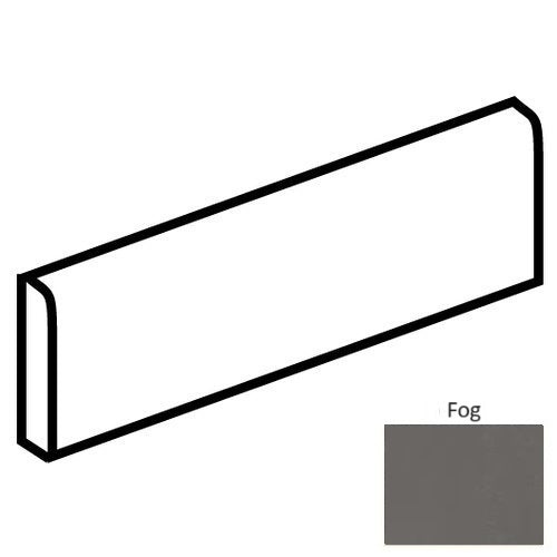 Fixture Fog 3" x 24" Porcelain Bullnose Floor & Wall Trim