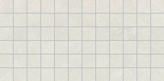 Solstice Winter White Ceramic Mosaic - 2" x 2" Matte
