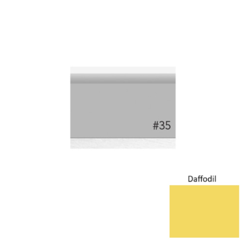 Pinnacle Plus #35 Sleek Daffodil Rubber Coil Wall Base - 4 9/16" X 60 Ft