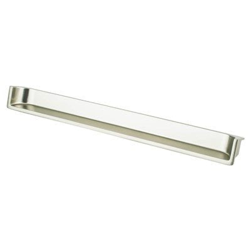R. Christensen Recess Zamak Flush Pulls - Satin Nickel - 5 1/16" (128 Mm) Center To Center