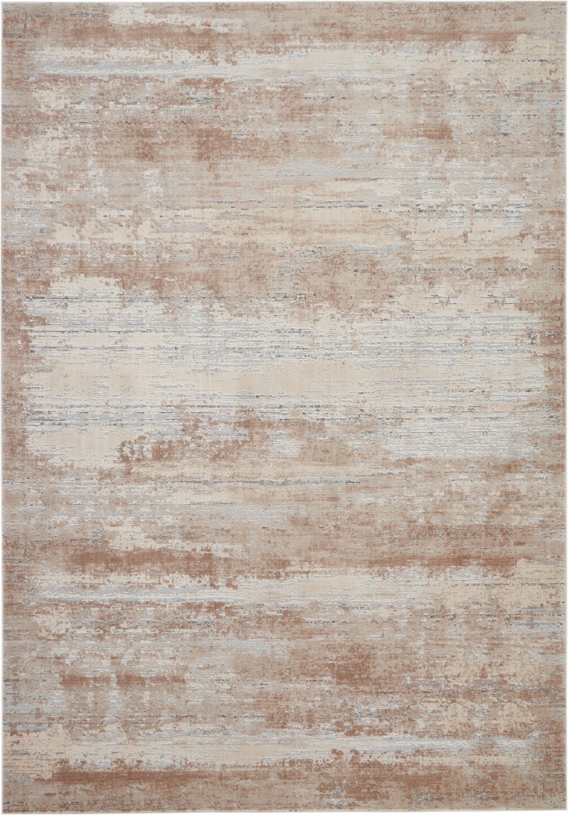 Rustic Textures Rus03 Beige Synthetic Fibers Modern Area Rug