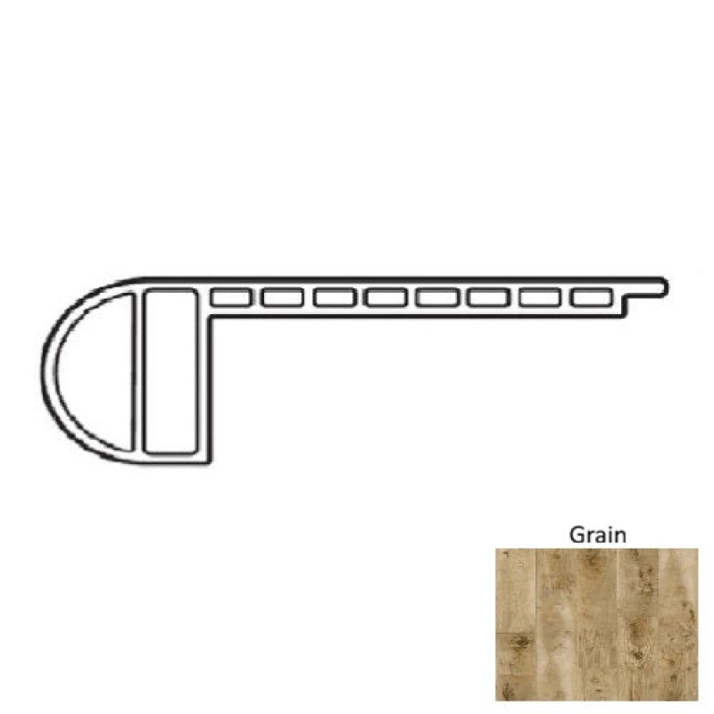 Natural Beauty Max 9XL Hawthorne Grain Urethane Stair Nose
