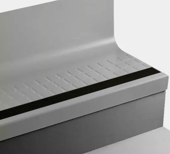 Johnsonite Mystify Raised Square Rubber Stair Tread Trim