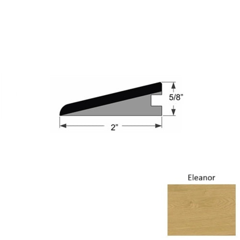 Regent Eleanor Hardwood Moulding / Trim - 2" X 96" Ramp Reducer - Urethane