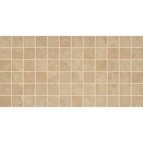Affinity Beige Ceramic Mosaic - 2" X 2" - Matte