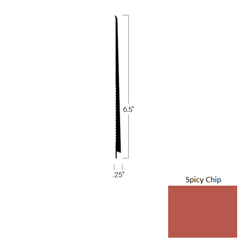 Johnsonite Spicy Chip Rubber Tightlock Carpet Rubber Base