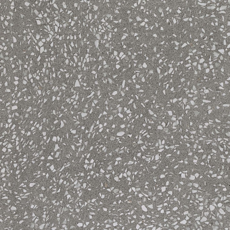Terrazzo Grey Porcelain Tile - Polished - 24" X 24"