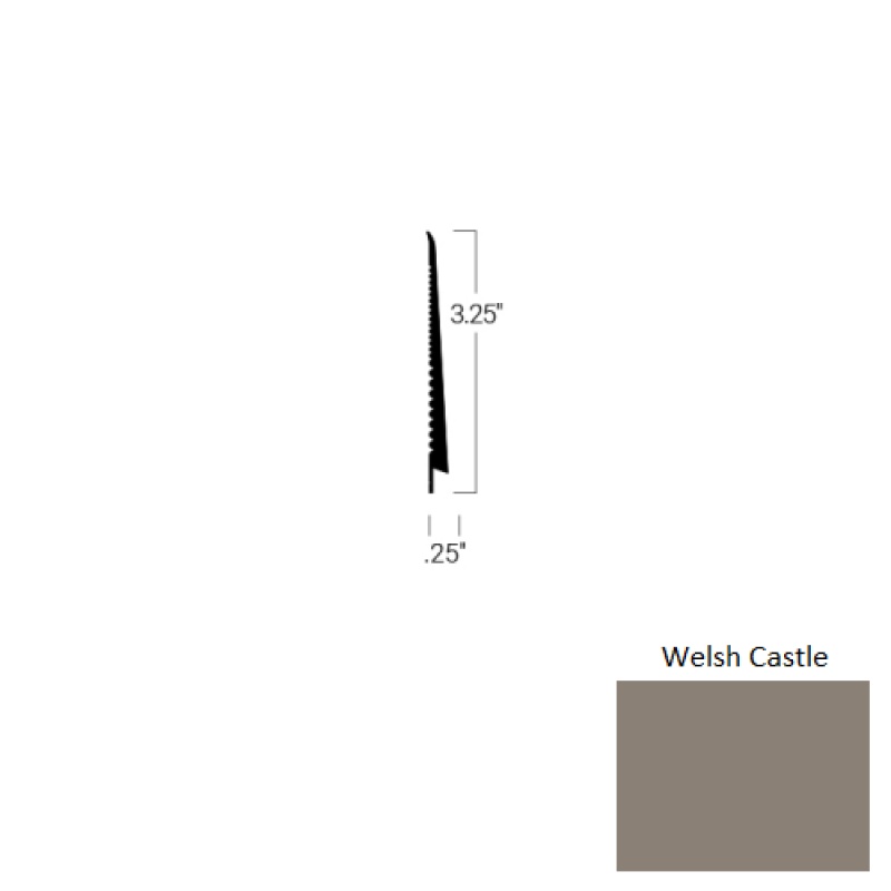 Johnsonite Welsh Castle Rubber Tightlock Carpet Base