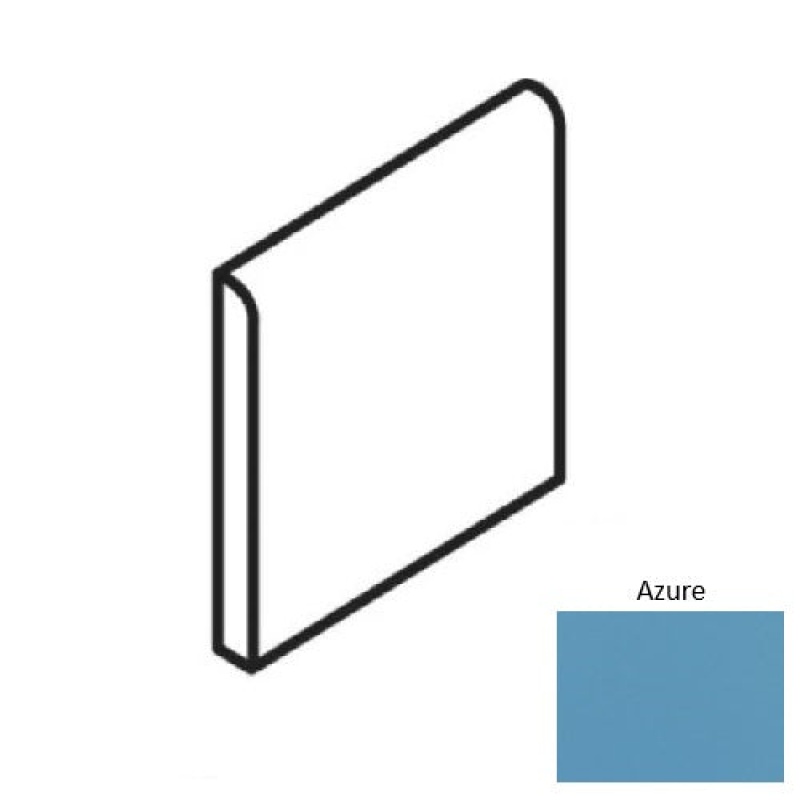 Color Complements Azure Ceramic Floor & Wall Trim