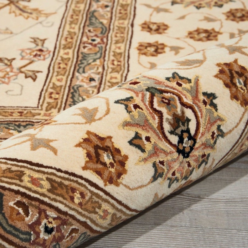 Nourison 2000 Ivory 2023 Wool Blend Traditional Area Rug - 10 Ft X Octagon - Ivory
