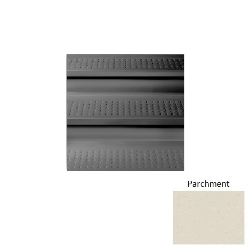 Symmetry 96 Parchment Vantage With Riser Rubber (Sq) Stair Tread - Textured