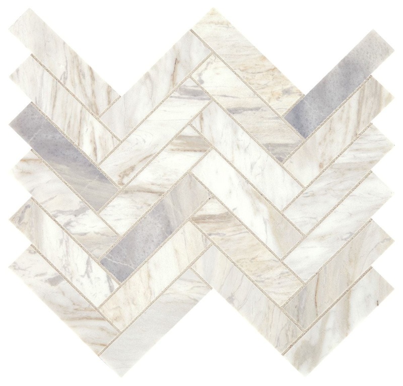 Sublimity Namaste Marble Mosaic - Herringbone - Honed