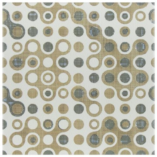 Boheme Cool Ceramic Tile - Glossy - 7 3/4" X 7 3/4"