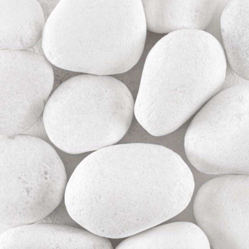 Ice White Large Marble Loose Pebble