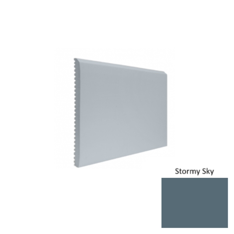 Contours #65 Vertical Stormy Sky Rubber Profiled Wall Base - Satin