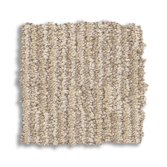 Sneak Peek Almond Latte Polyester Carpet - Pattern