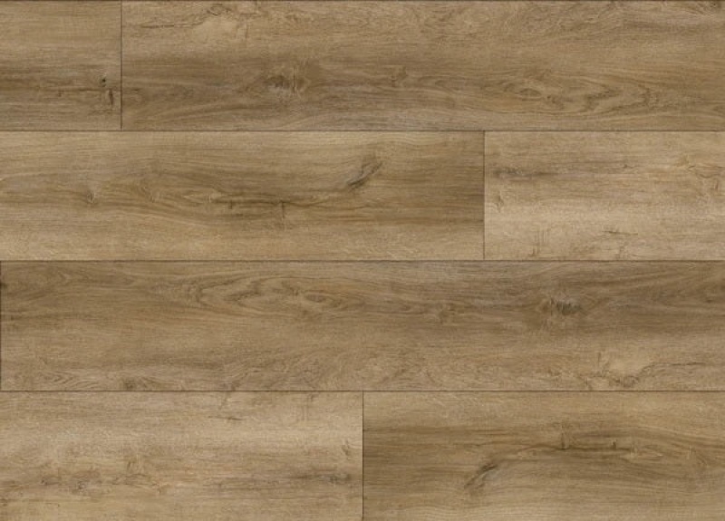 Evolux Iris Walnut Rigid Luxury Vinyl Plank Flooring - Embossed - 7" X 48"