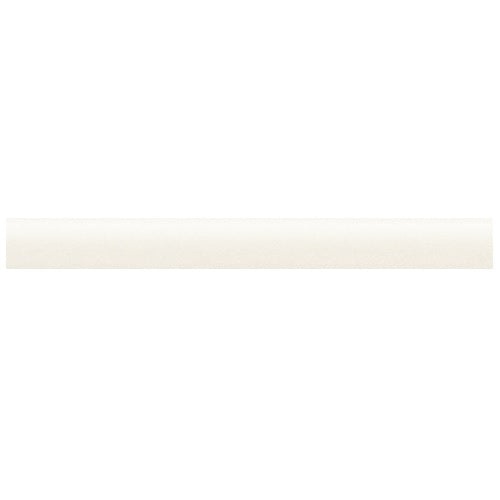 Hawthorne Refined White Ceramic Wall Trim - 1/2" X 12" Jolly - Glossy