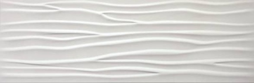 Glaciar Wave Ceramic Tile - Matte - 12" x 36"