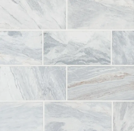 Glorious Blue Marble Tile - Honed - 12" x 24"