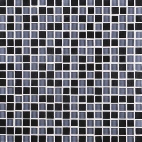 Granite Radiance Absolute Black Blend Granite & Glass Mosaic - Buy Online Today!