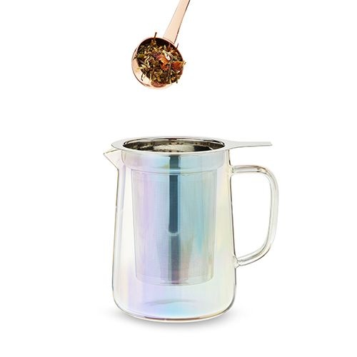 Pinky Up Charlie Iced Tea Carafe, Iridescent