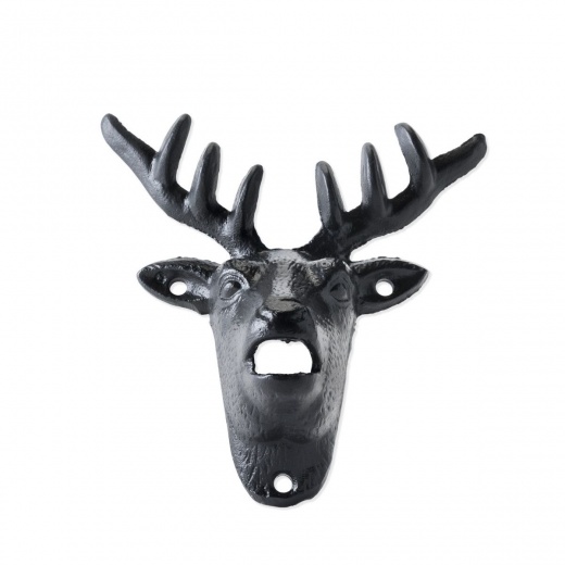 Cast Iron Wall Mounted Deer Bottle Opener by Foster and Rye