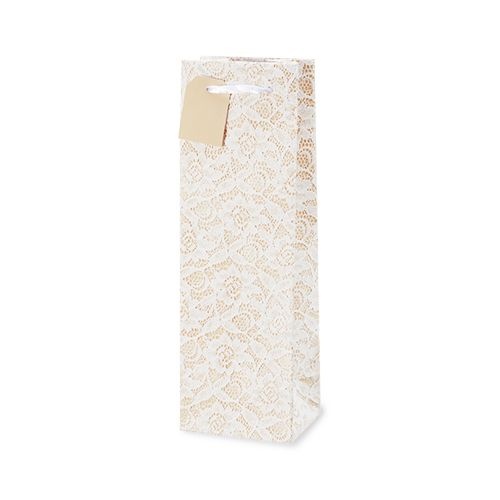 Lace Applique Wine Bag Cakewalk™ - Elevate Your Wine Game with Style