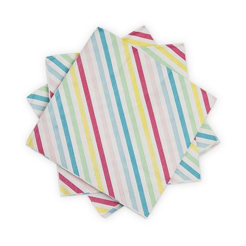 Sugar & Striped Dinner Napkin By Cakewalk