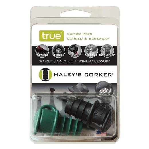 Haley's Corker 5 In 1 - Combo Pack: Ultimate Wine Accessory for the Discerning Wine Enthusiast