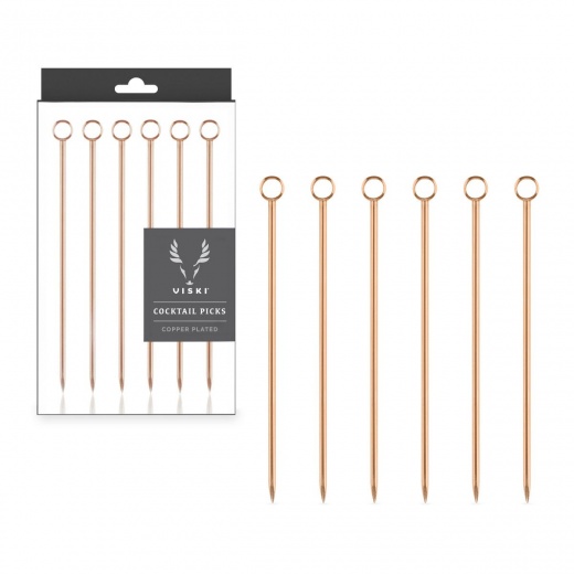 Summit Cocktail Picks in Copper by Viski