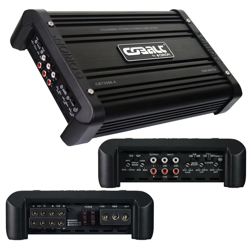 Orion 4 Channel Amplifier, 1250W Rms/2500W Max