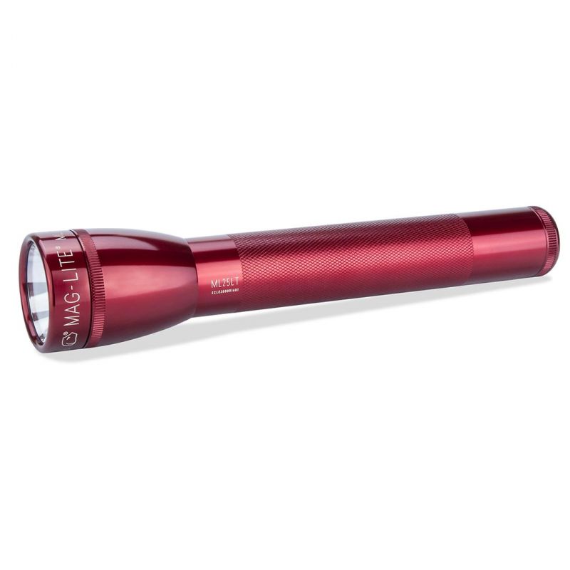 Maglite Led 3-Cell C Flashlight, Red