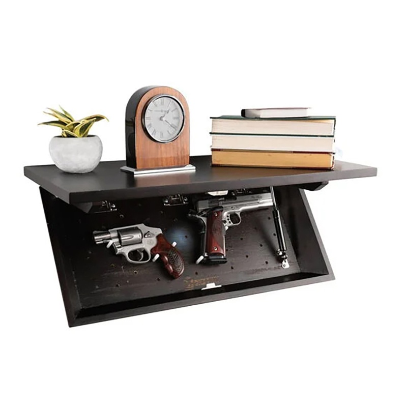 Lockdown In-Plain-Sight Shelf – Dark Walnut