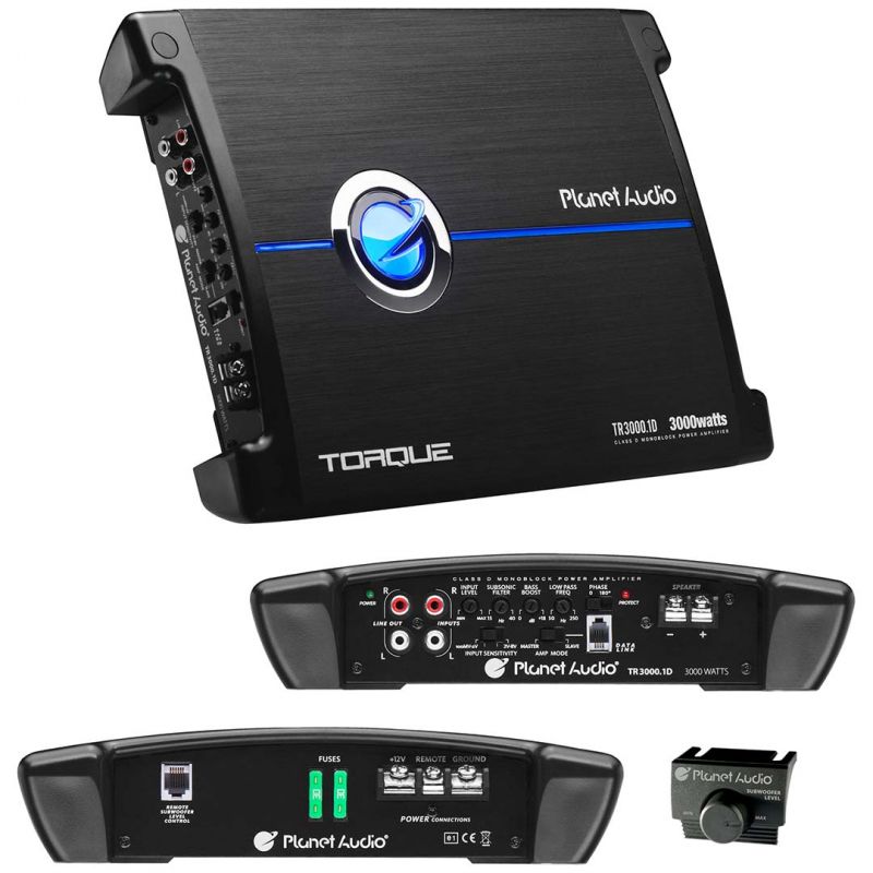 Audio Monoblock Amplifier, 2250W Rms/3000W Max