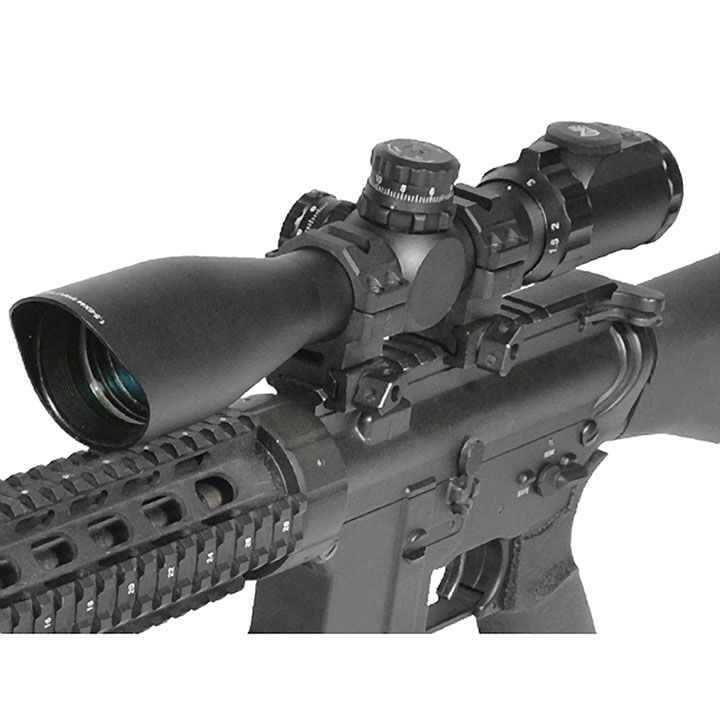 Utg 3-12×44 36-Color Mil-Dot Riflescope