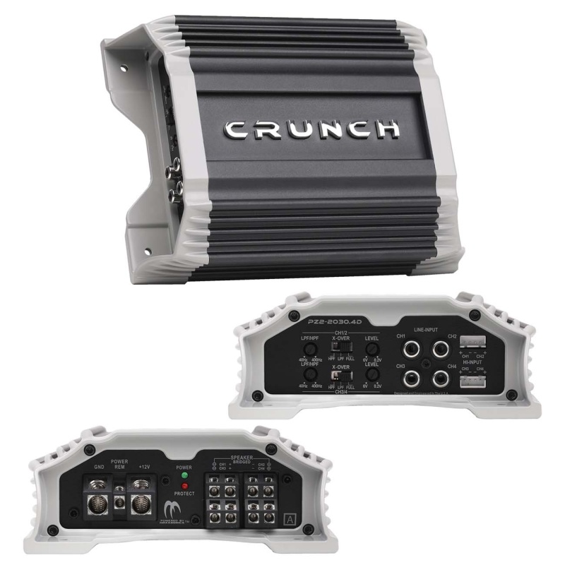 Crunch 4 Channel Amplifier, 2000 Watts
