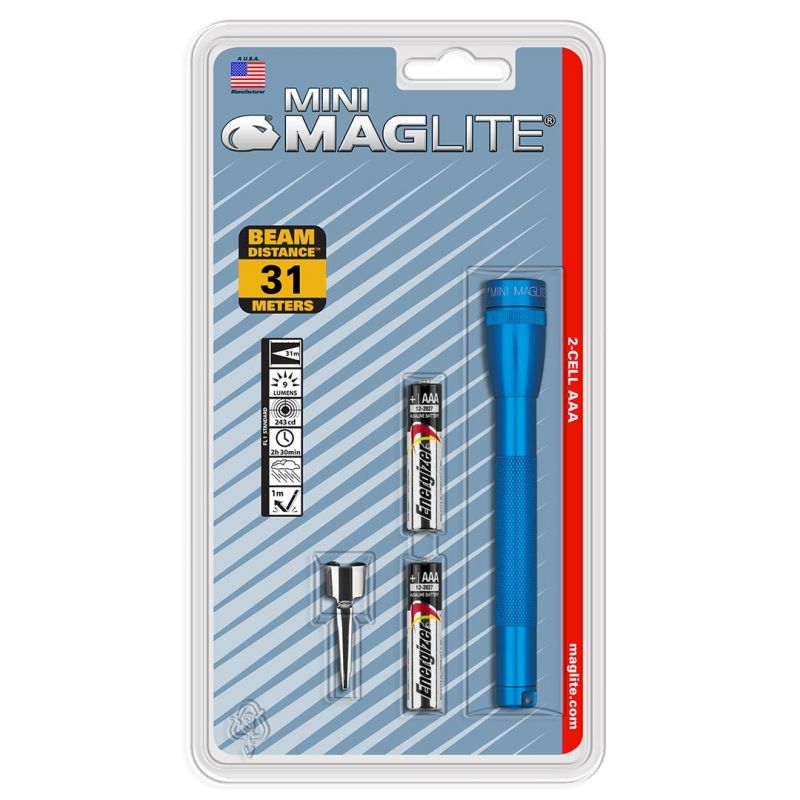 Maglite Xenon 2-Cell Aaa Flashlight, Blue