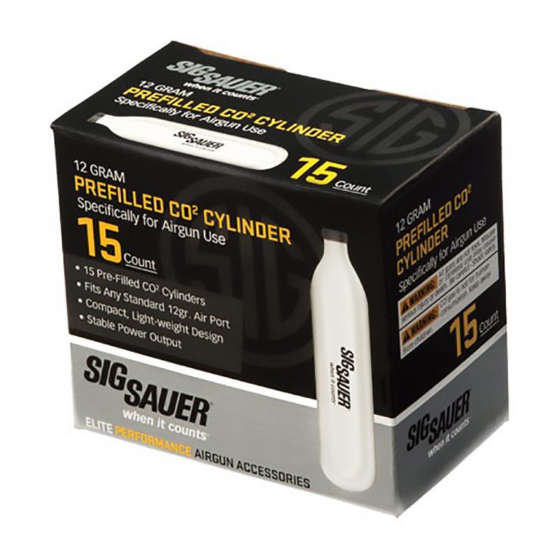 Sig Sauer 12 Gram Co2 Cylinders (15 Count)