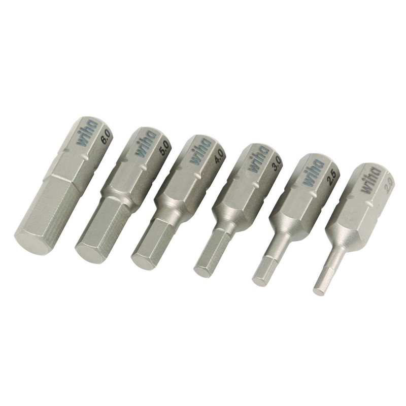 Wiha Metric Hex Bit Set (6 Piece Set)